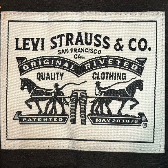 Levi’s DIY Black Soft Shell Sherpa Line Hooded Coat, Large - Picture 8 of 16